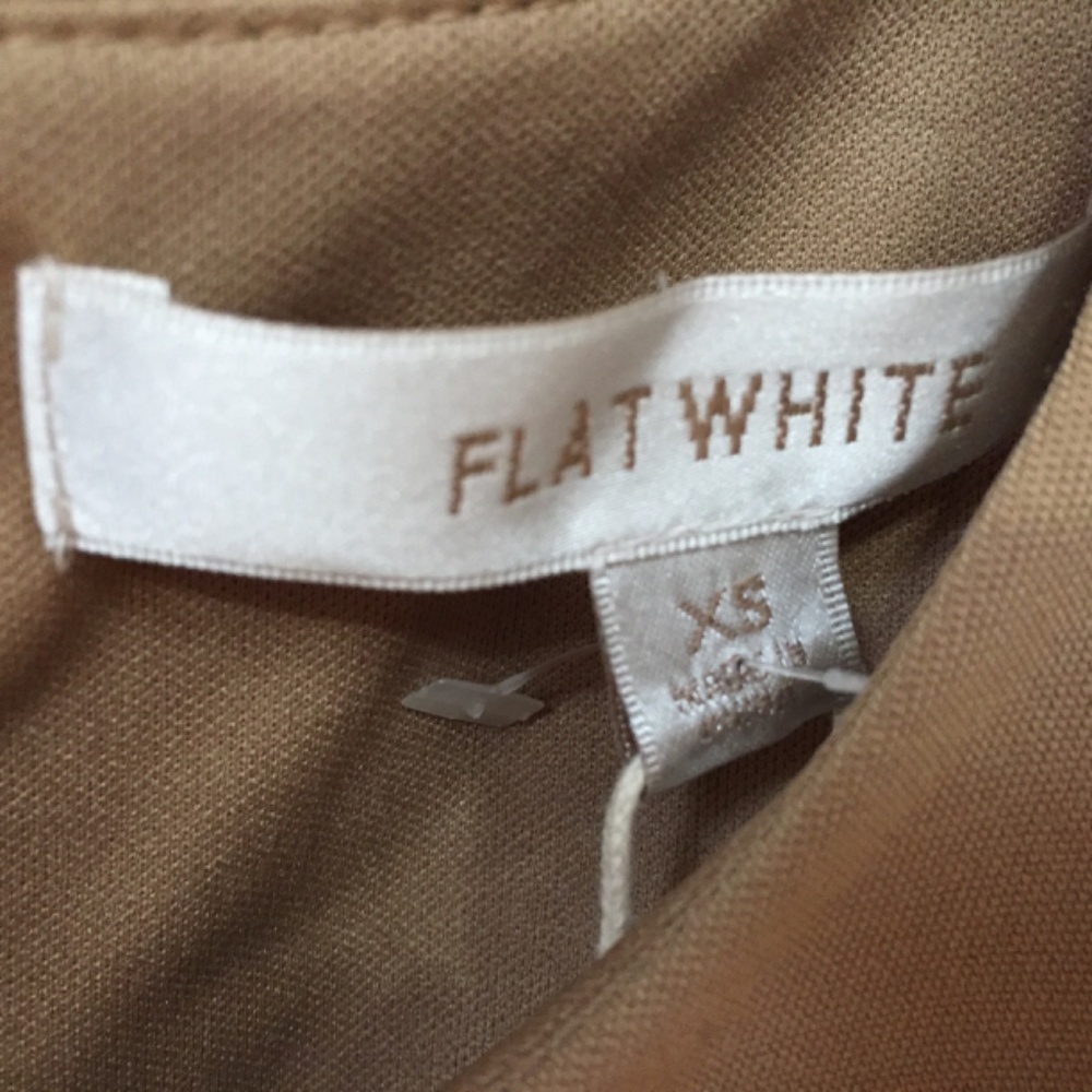 Anthropologie Flay White Brown and White Crop Top - Picture 10 of 16